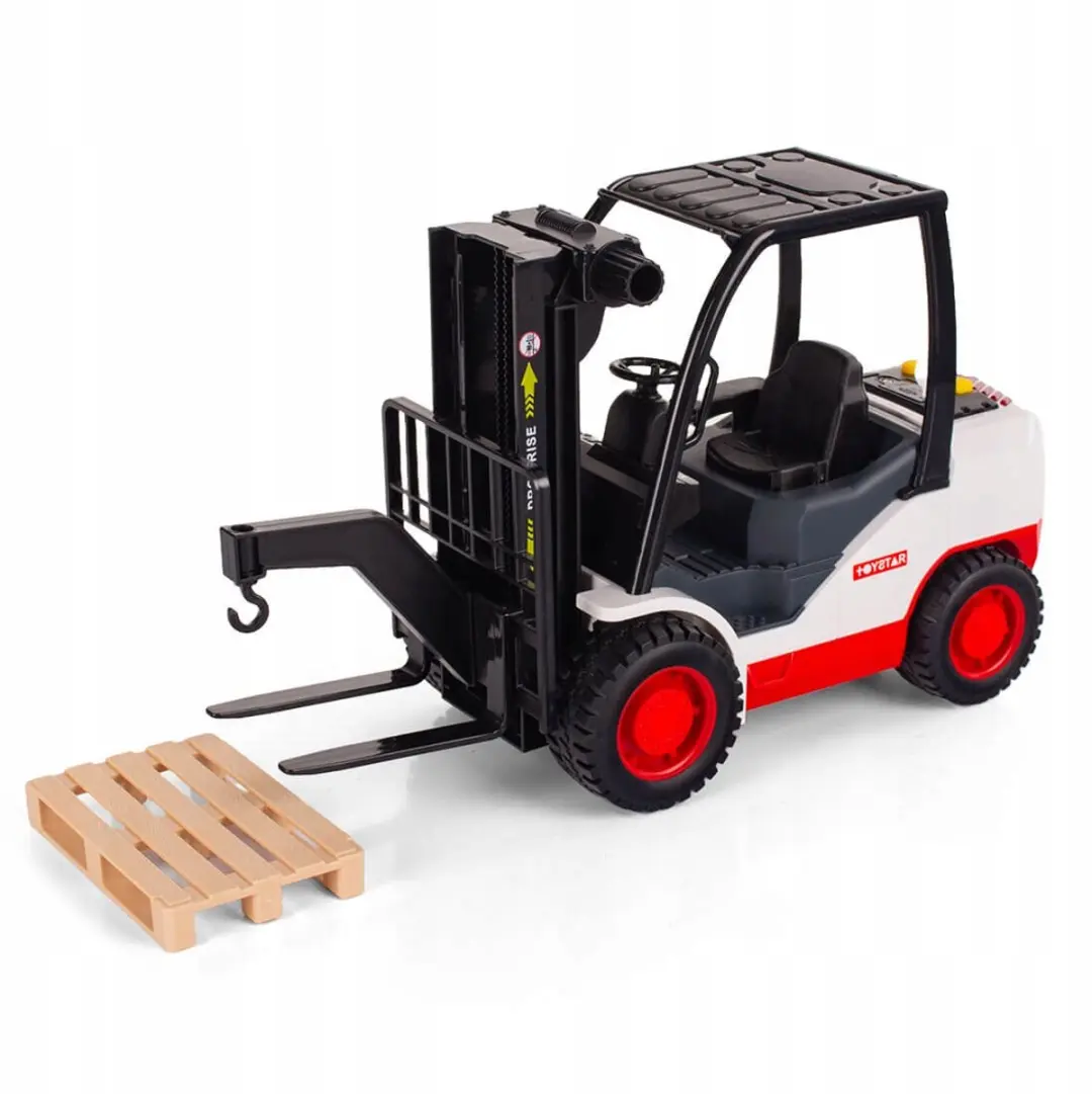 TOYSTAR Vorkheftruck Speelgoed - Rood/Wit/Zwart