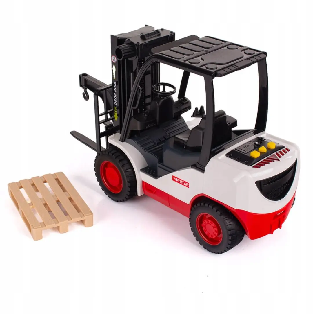 TOYSTAR Vorkheftruck Speelgoed - Rood/Wit/Zwart