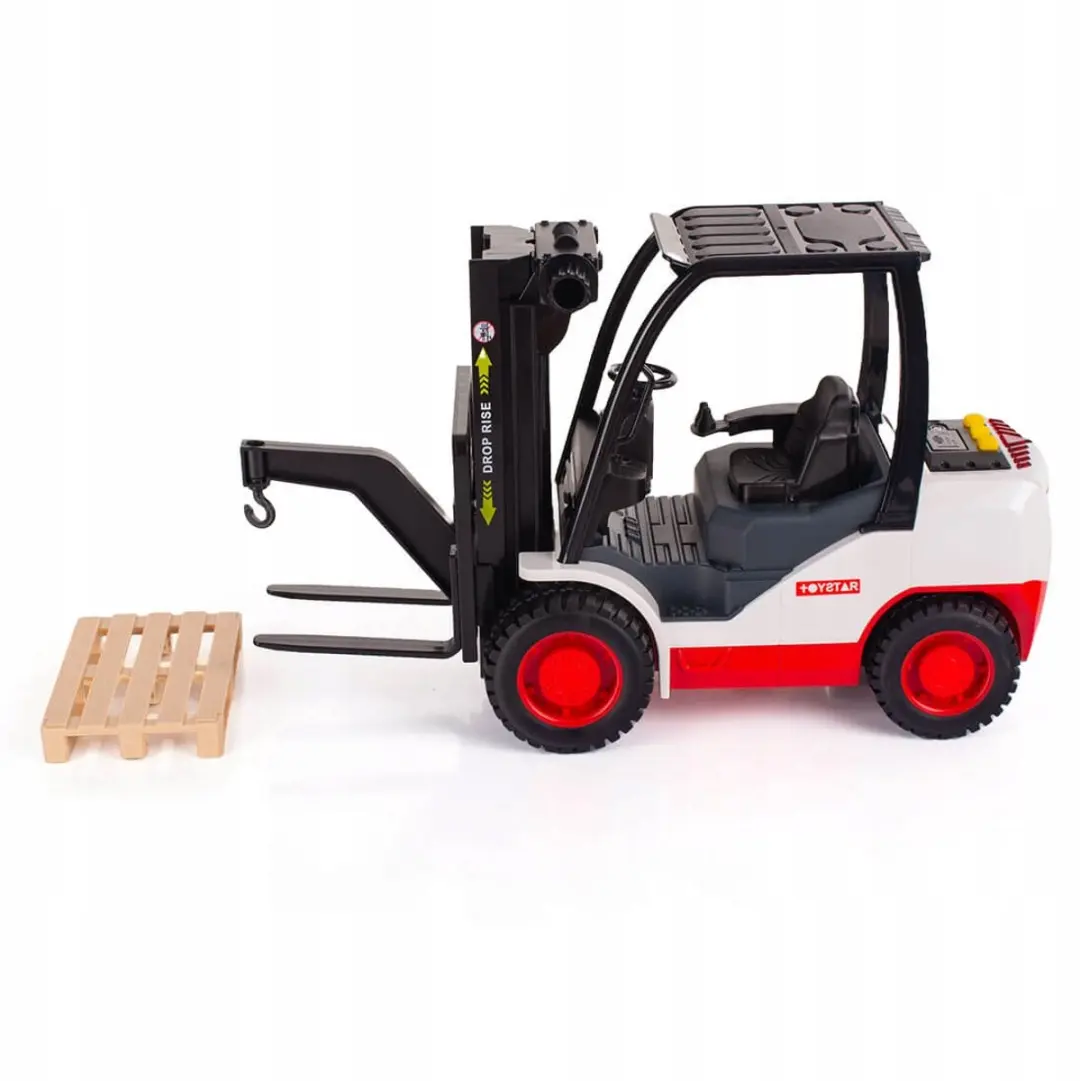 TOYSTAR Vorkheftruck Speelgoed - Rood/Wit/Zwart