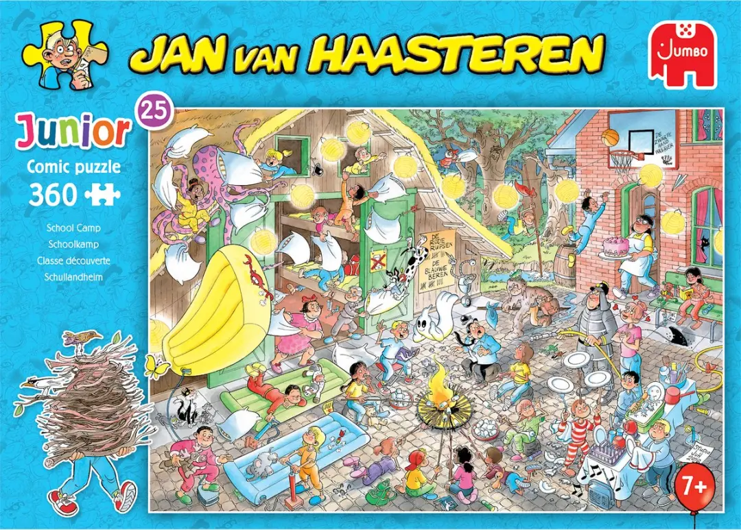 Jan van Haasteren Junior 25 Schoolkamp - 360 Stukjes