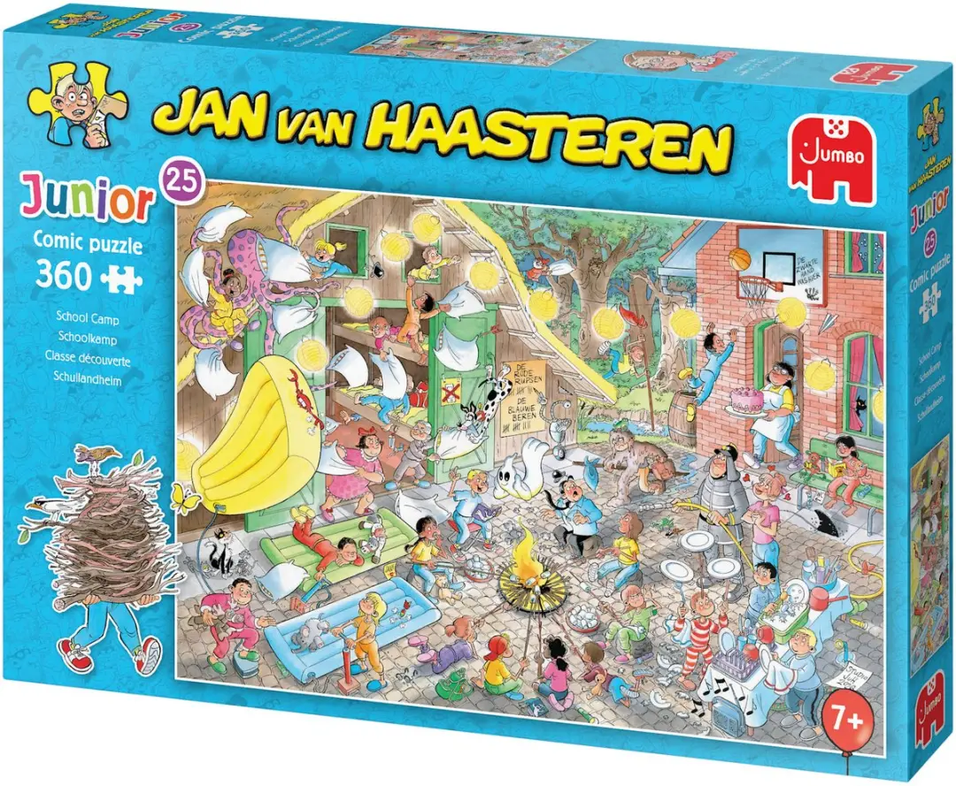 Jan van Haasteren Junior 25 Schoolkamp - 360 Stukjes