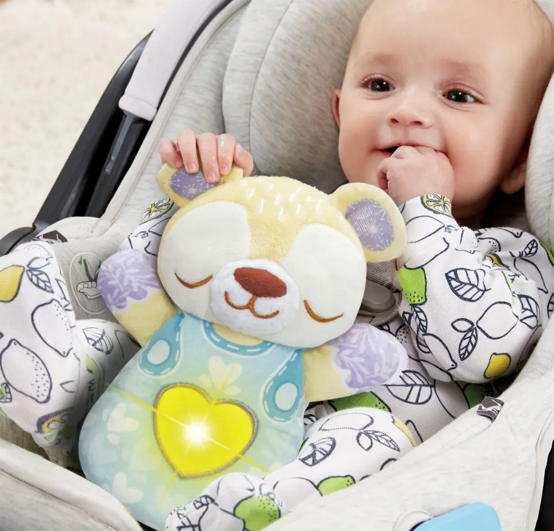 VTech Baby Dromenland Beertje - Interactief Speelgoed - Blauw