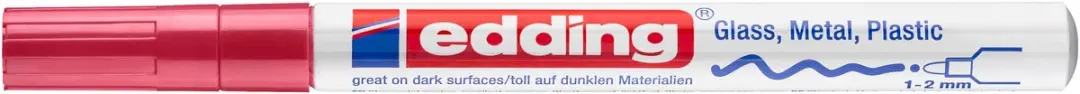 edding Lakmarker Rood