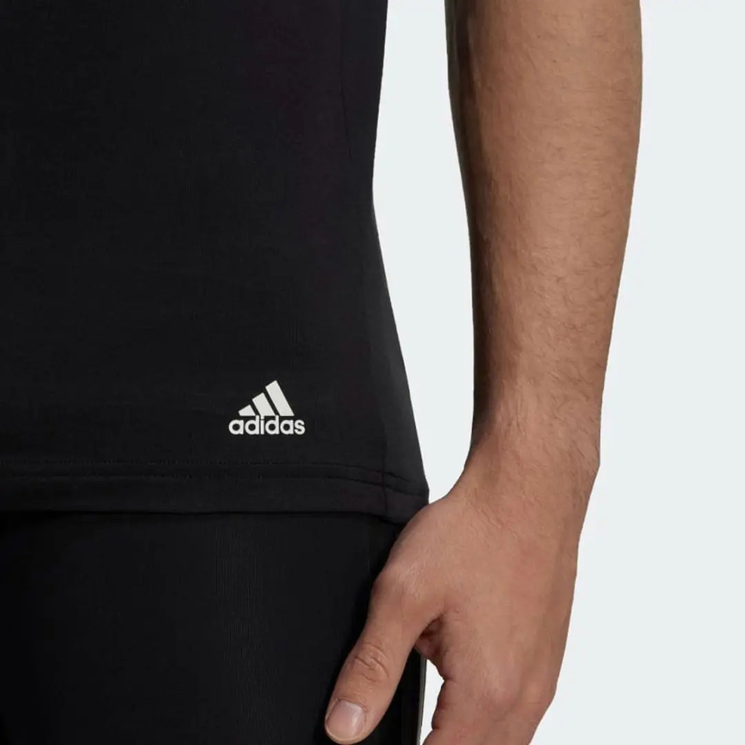adidas Crew Neck T-shirt - Maat S - Zwart