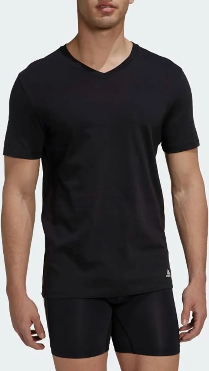 adidas Crew Neck T-shirt - Maat S - Zwart