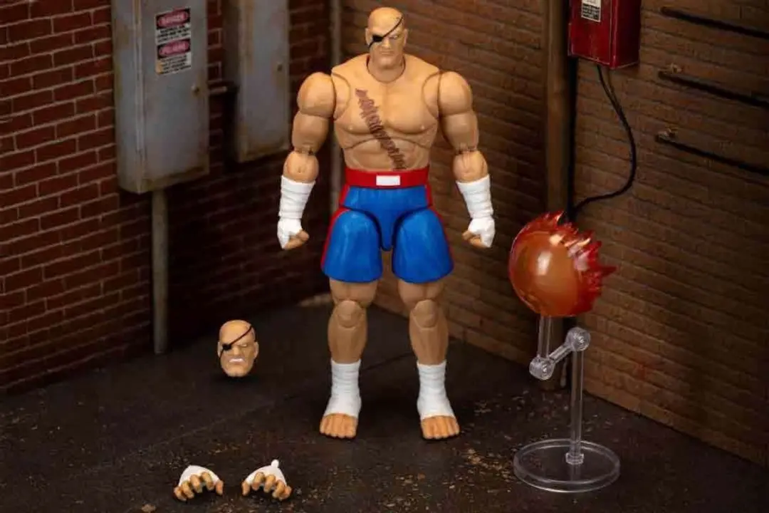 Jada Toys Ultra Street Fighter II Sagat Action Figuur 1/12 - 19cm - Multi