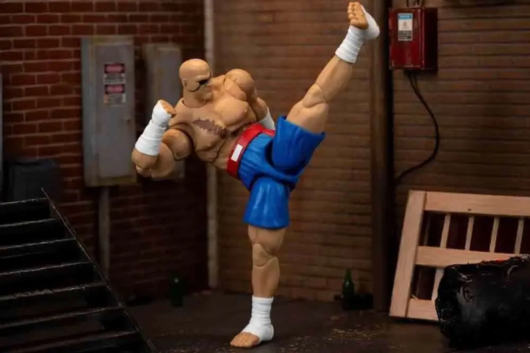 Jada Toys Ultra Street Fighter II Sagat Action Figuur 1/12 - 19cm - Multi