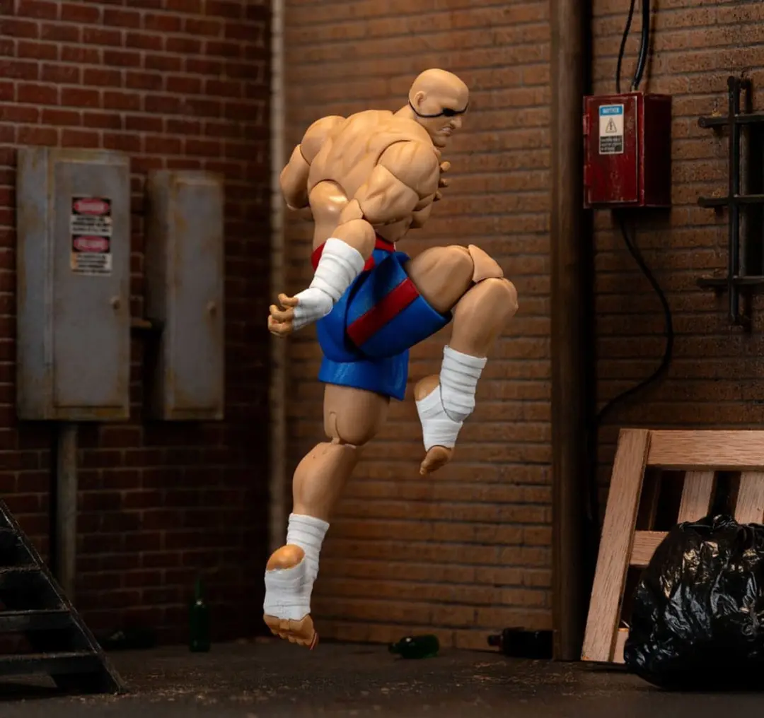 Jada Toys Ultra Street Fighter II Sagat Action Figuur 1/12 - 19cm - Multi