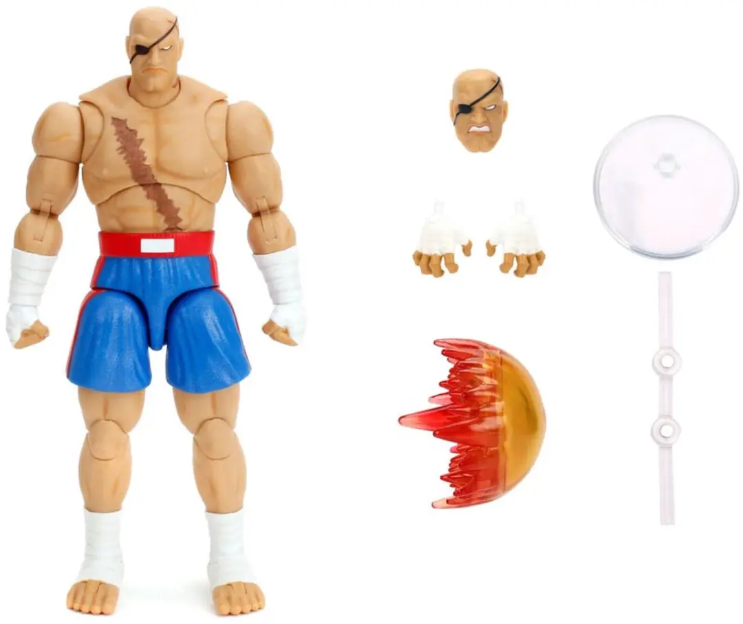 Jada Toys Ultra Street Fighter II Sagat Action Figuur 1/12