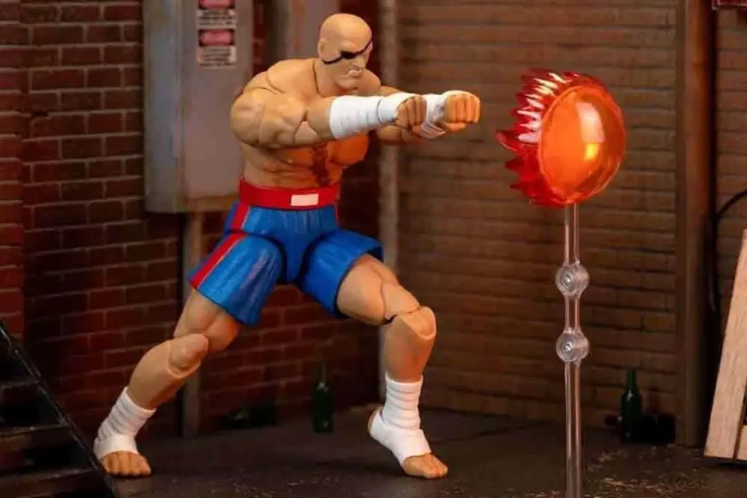 Jada Toys Ultra Street Fighter II Sagat Action Figuur 1/12 - 19cm - Multi