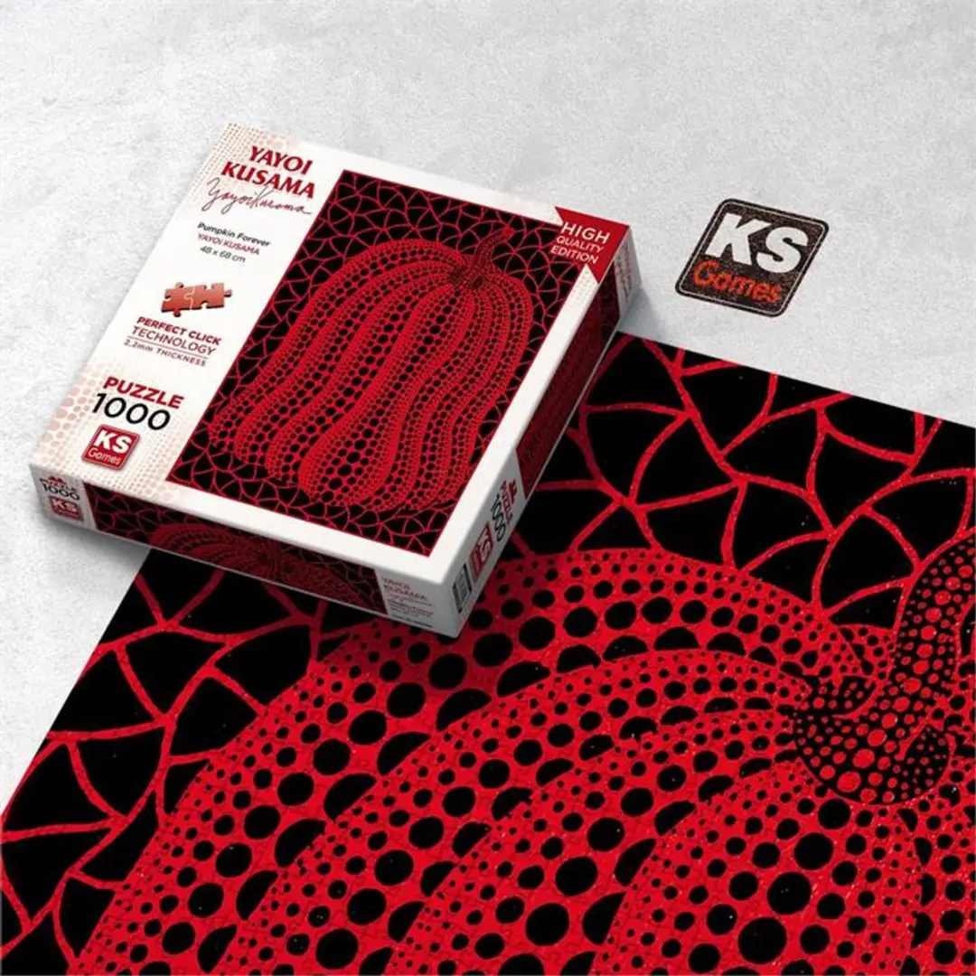 KS Games Yayoi Kusama Pumpkin Forever Puzzel - 1000 Stukjes - Meerkleurig