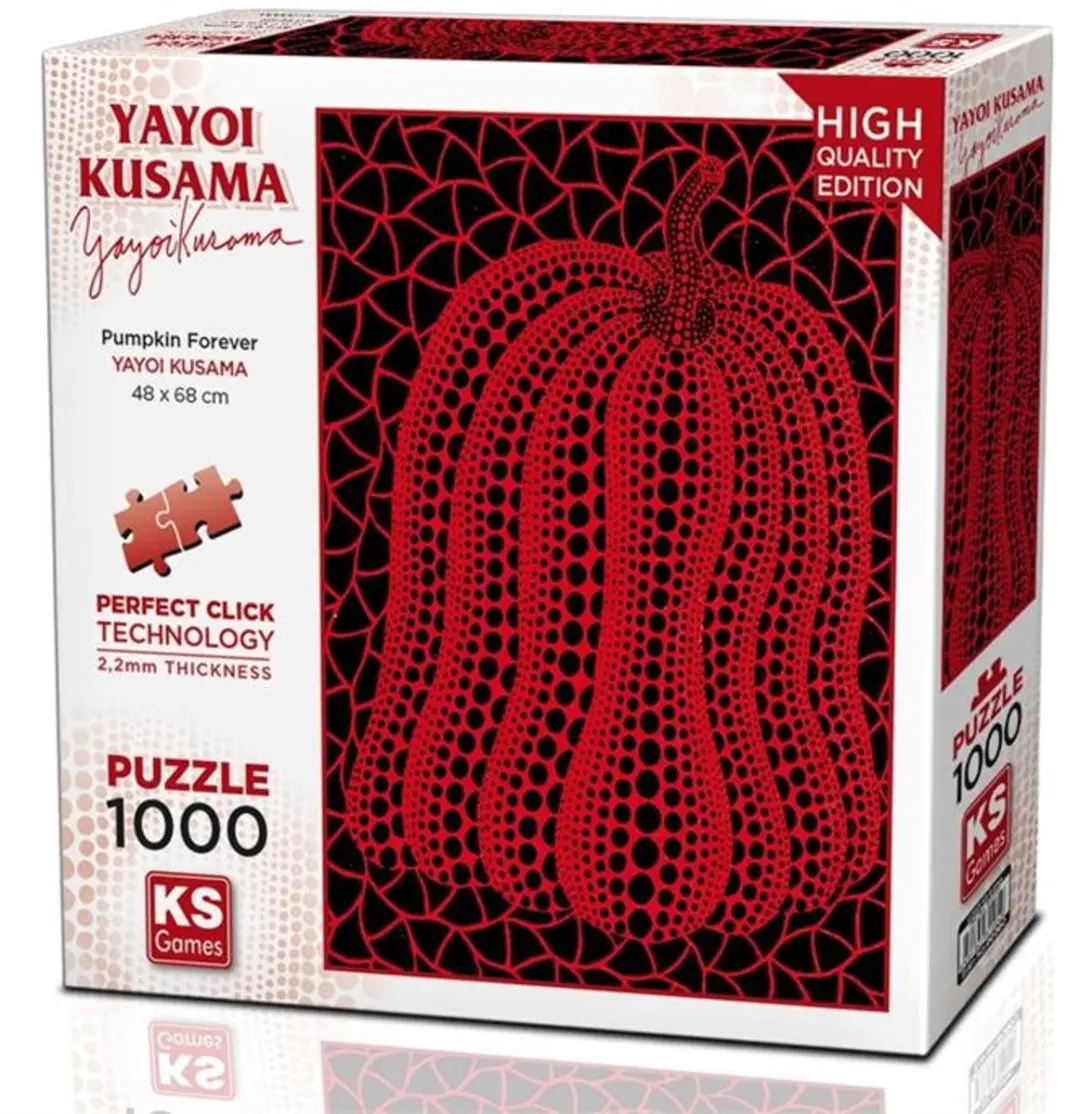 KS Games Yayoi Kusama Pumpkin Forever Puzzel - 1000 Stukjes - Meerkleurig