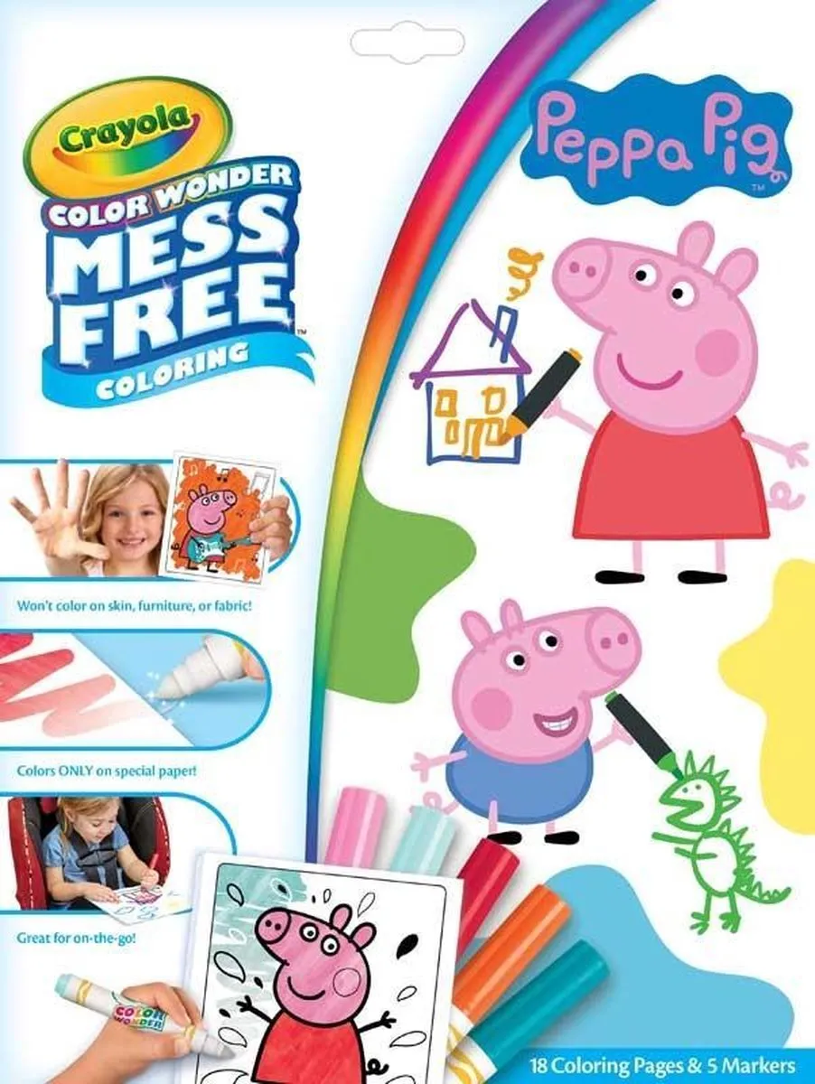 Crayola Peppa Pig Wonderkleurboek