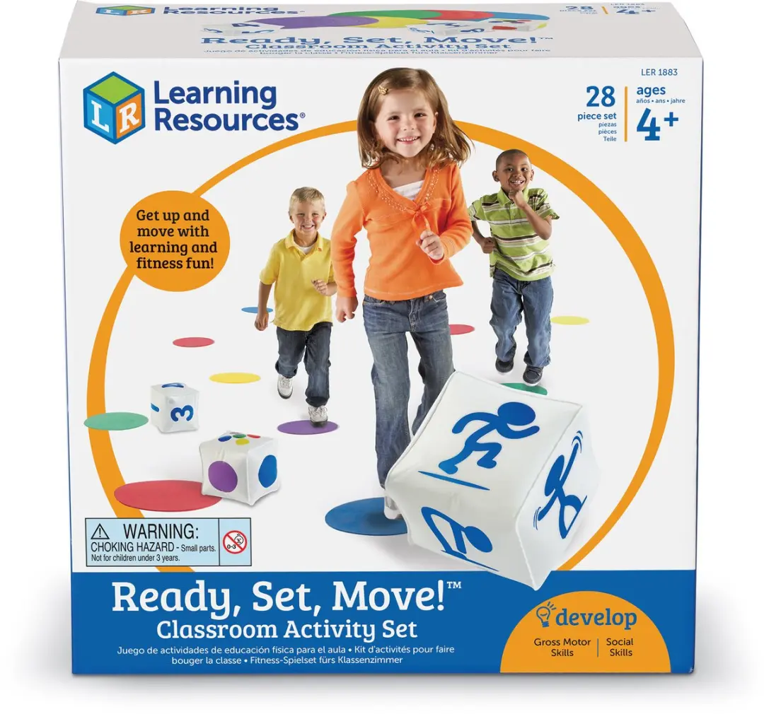 Learning Resources Ready-Set-Move! Bewegend Leren Set - 4+ - Multikleur