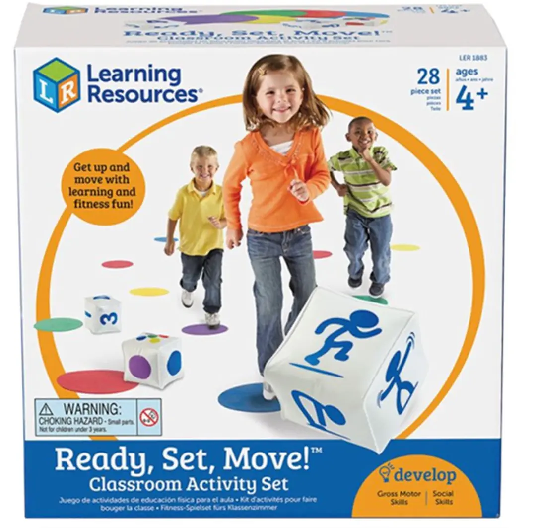 Learning Resources Ready-Set-Move! Bewegend Leren Set - 4+ - Multikleur
