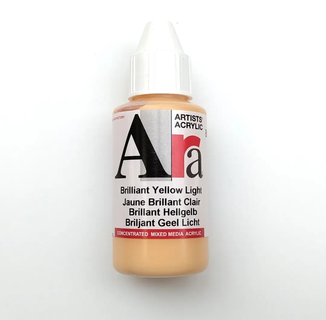 Ara Acrylverf B103 Briljant Geel Licht 100ml