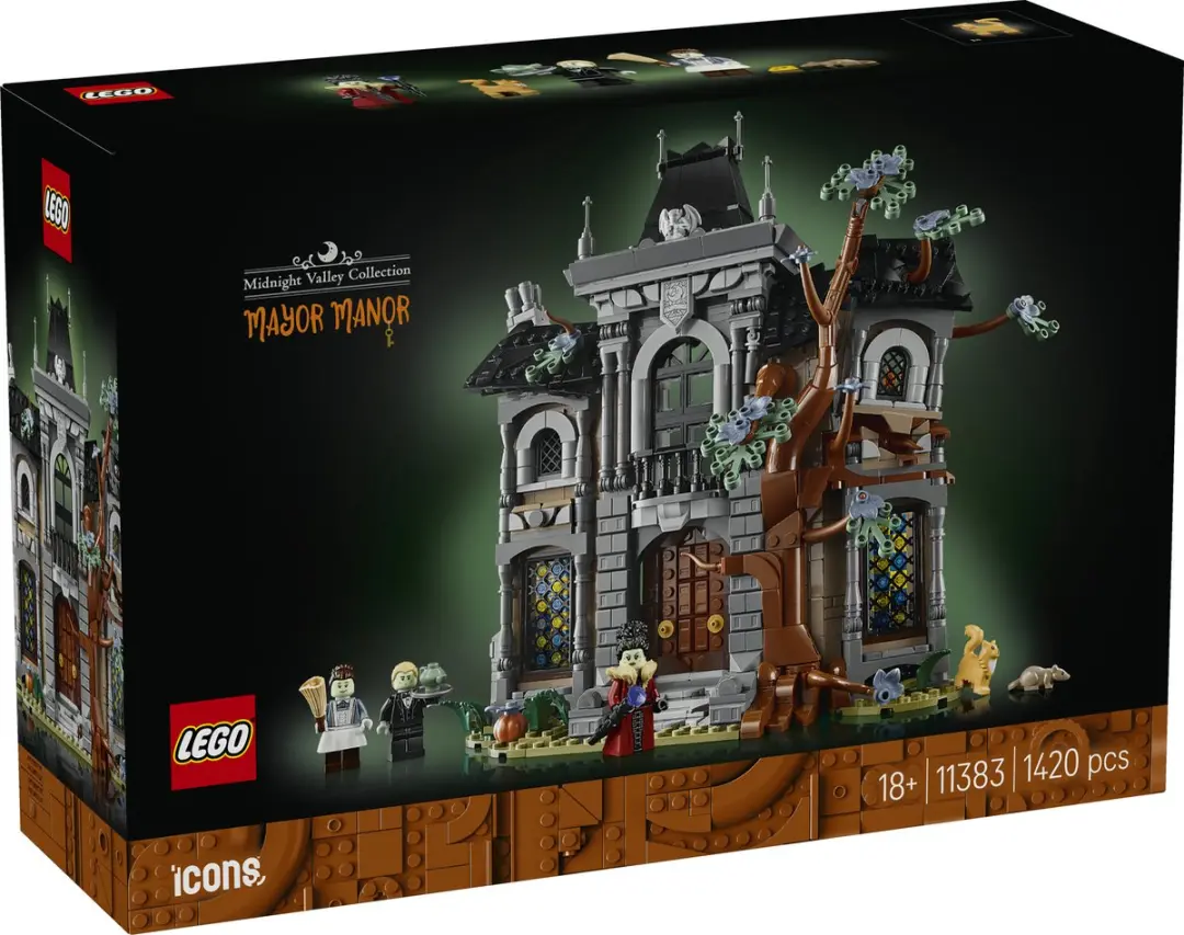 LEGO Icons Burgemeestershuis 11383 - 1420 Stukken - Meerkleurig