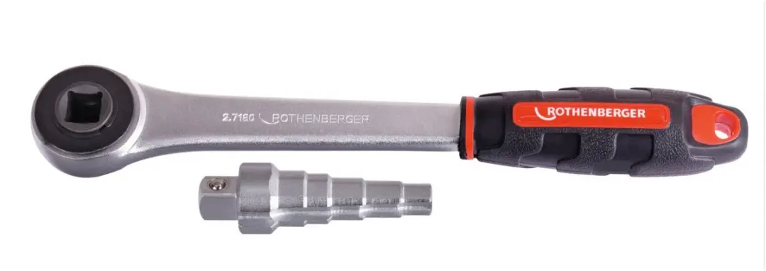 Rothenberger Gas-Trapsleutel 73281 - Rood/Zilver/Zwart