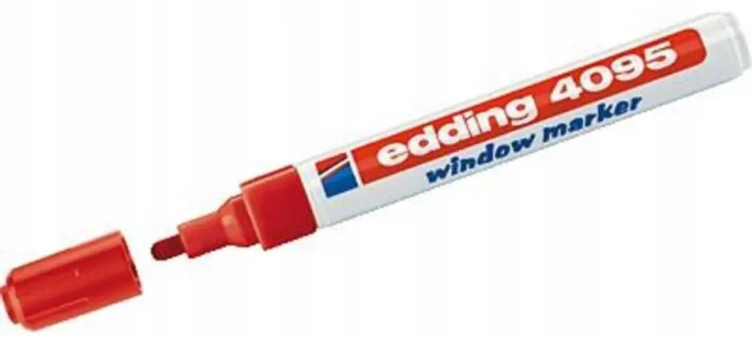 edding Krijtmarker Glas Uitwisbaar Rood