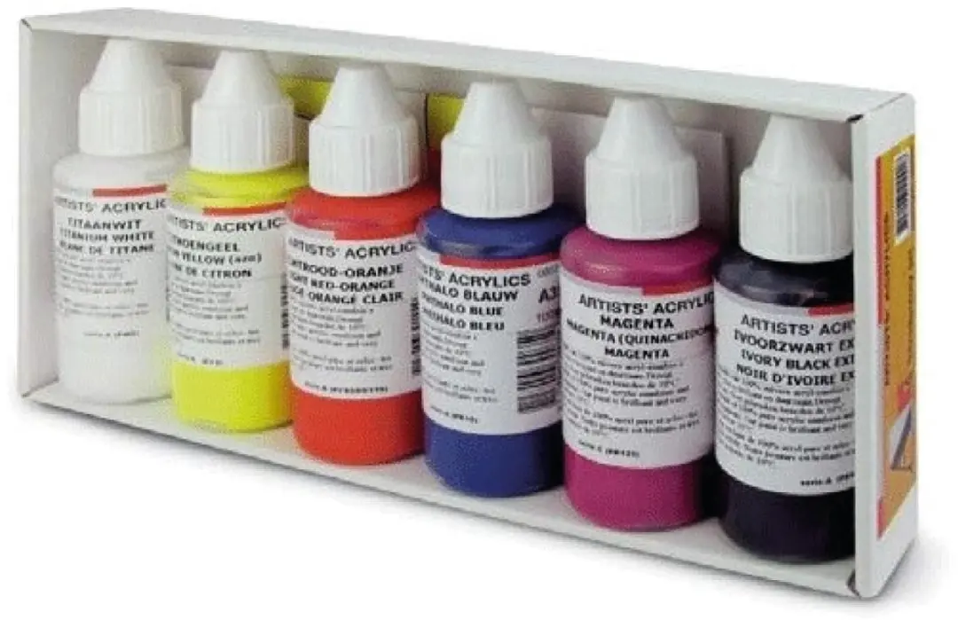 Ara Artists Acrylverf Basis Set - 6 Kleuren 100ml