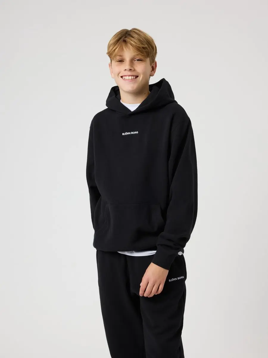 Björn Borg Classic Hoodie Jongens 170 - Zwart