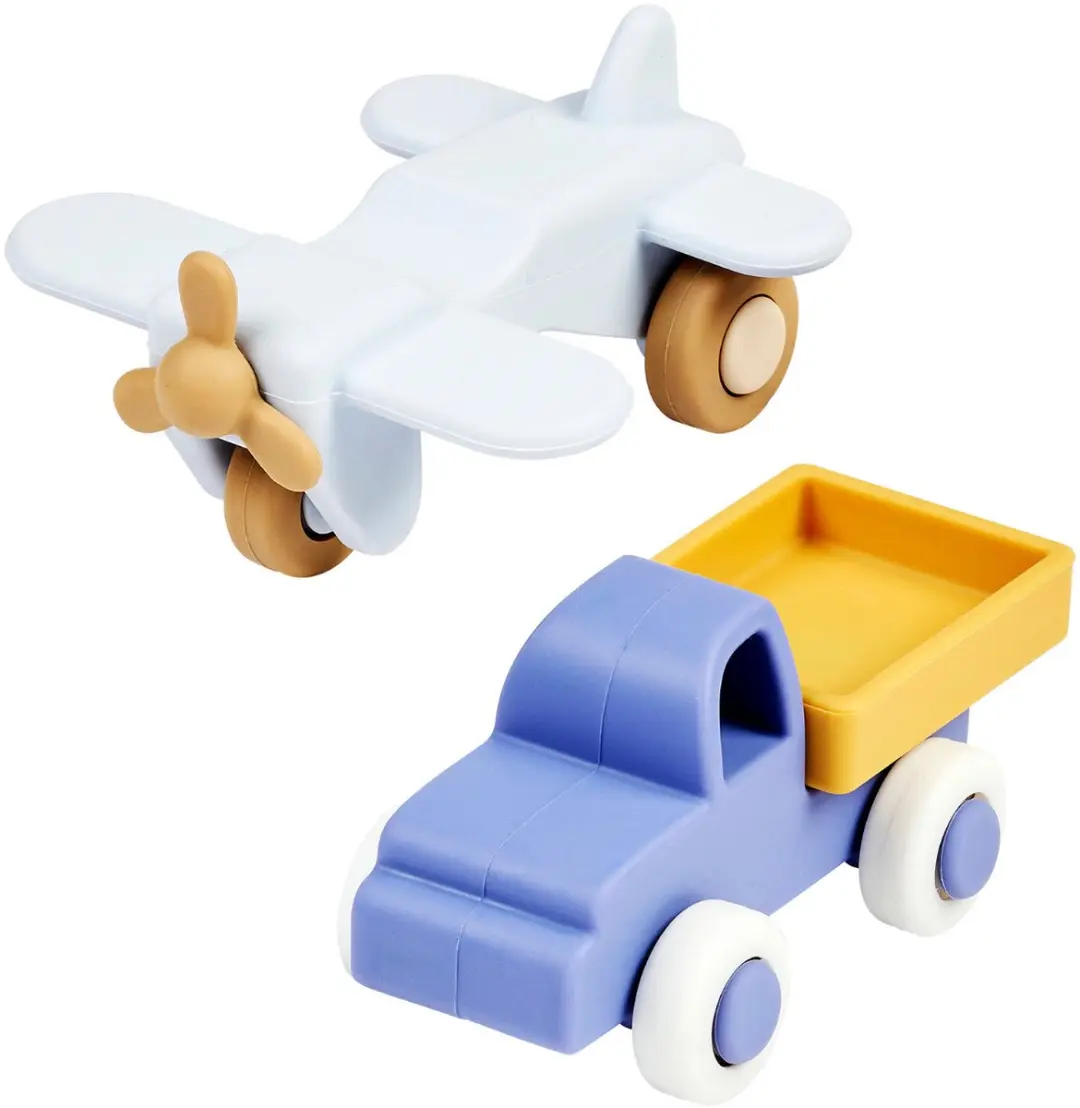 Nattou Silicone Vrachtwagen & Vliegtuig