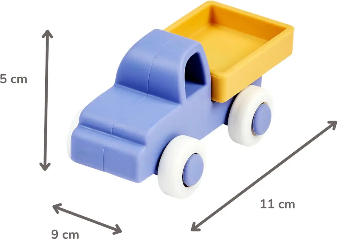 Nattou Silicone Vrachtwagen & Vliegtuig - Blauw