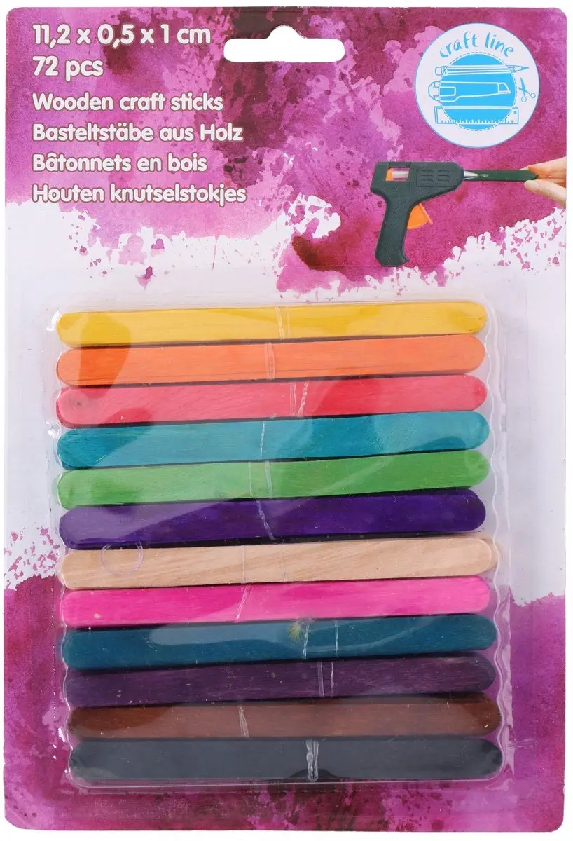 Craft Knutseltokjes 72 Stuks - Meerkleurig