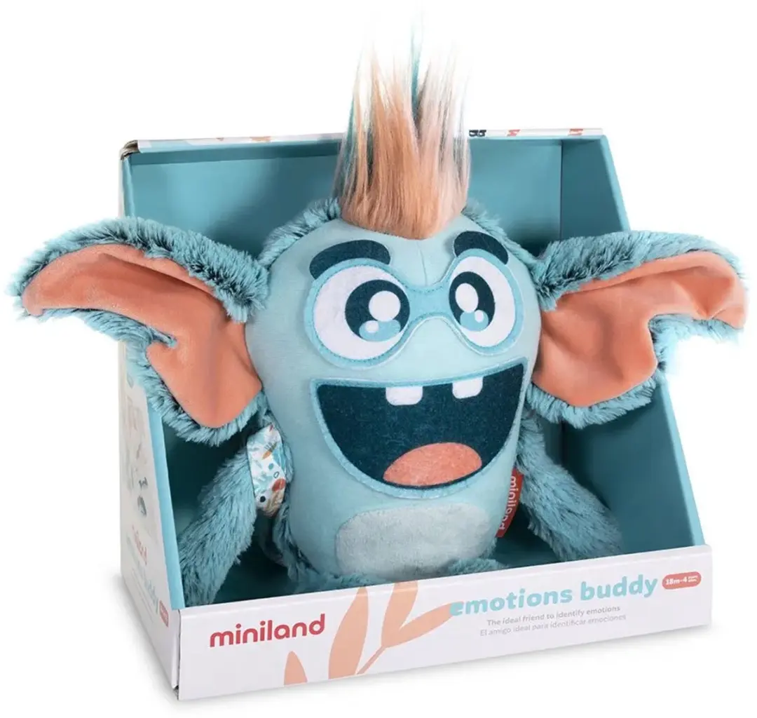 Miniland Teddy Emoties Maatje - Blauw