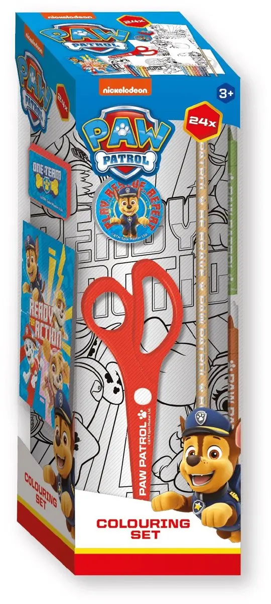 Paw Patrol Teken en schrijf toren 24 delig