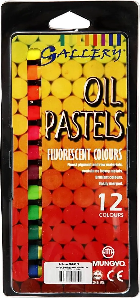 Mungyo Gallery Oliepastel Neon Set 12 Stuks