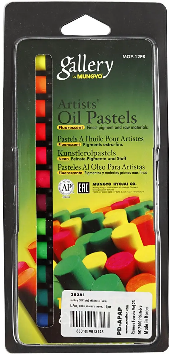 Mungyo Gallery Oliepastel Neon Set 12 Stuks