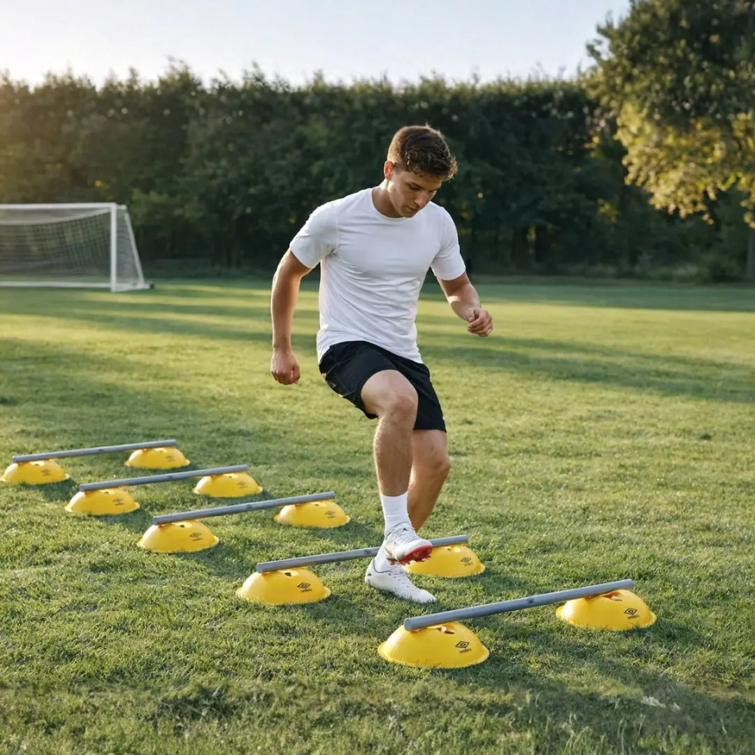 Umbro Hordenset - 15 Stukken Geel/Grijs