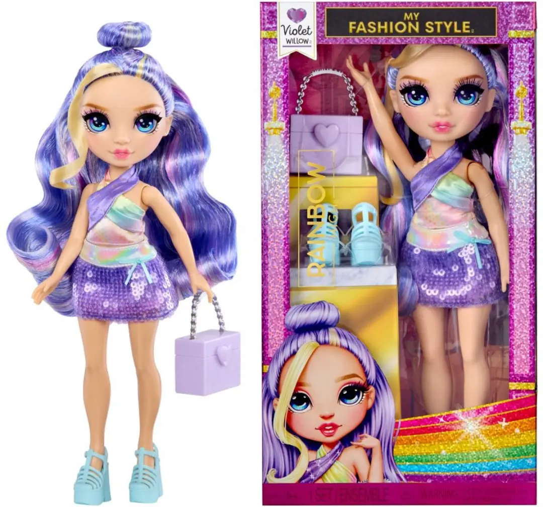 Van der Meulen Rainbow High My Fashion Style Violet Pop 28cm