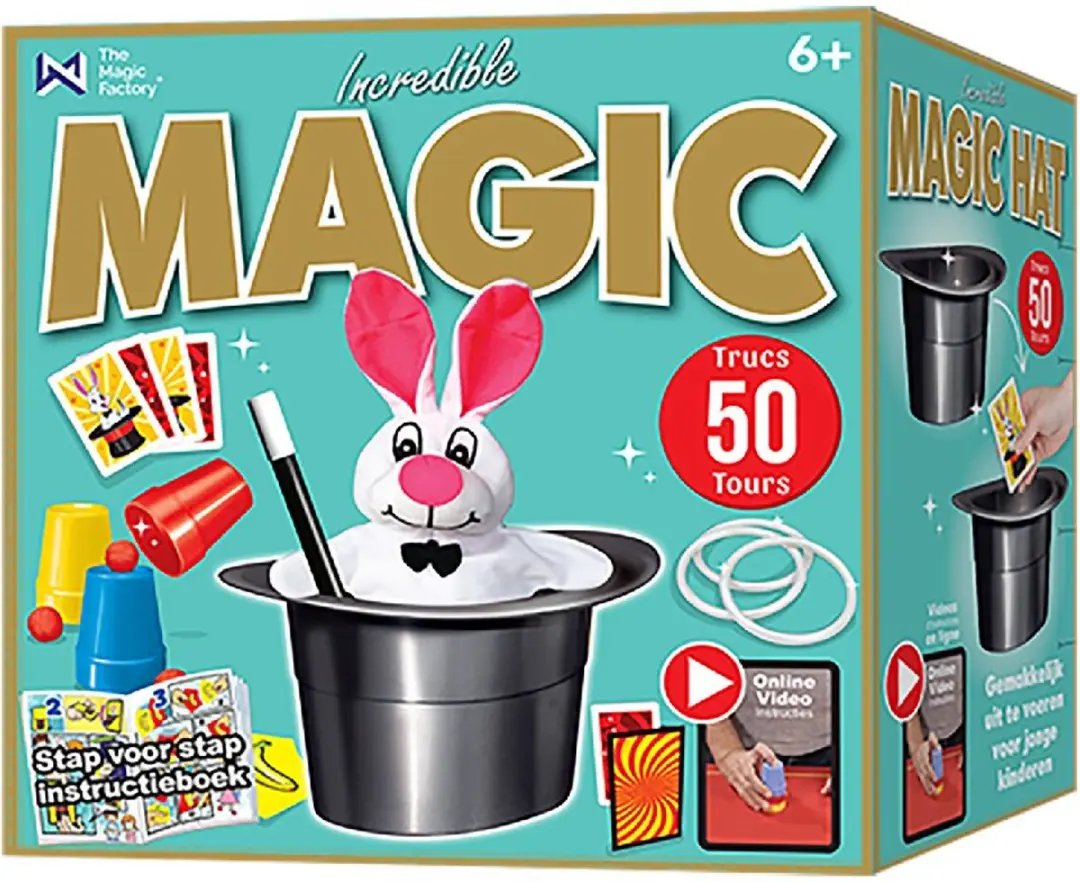 Van der Meulen Incredible Magic Hat 50 Tricks PLUSH (2018585)
