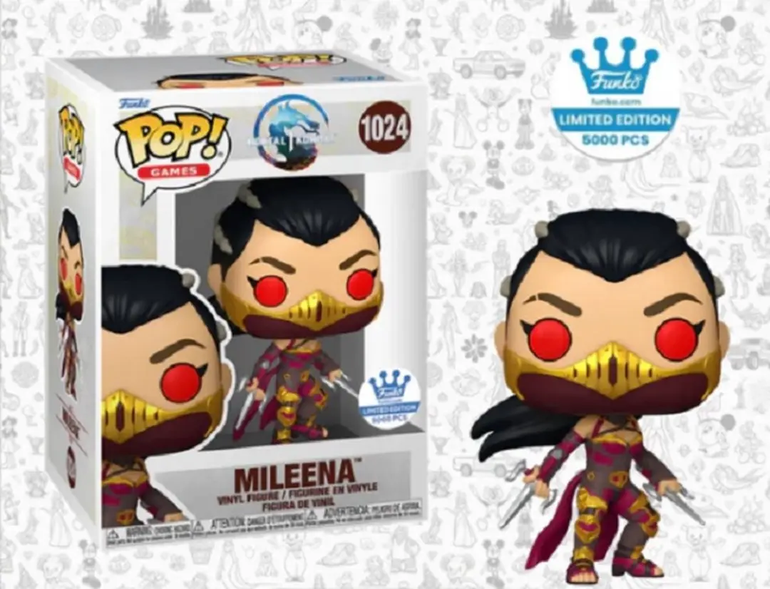 Funko Pop! Games Mortal Kombat Mileena #1024 - Rood/Goud