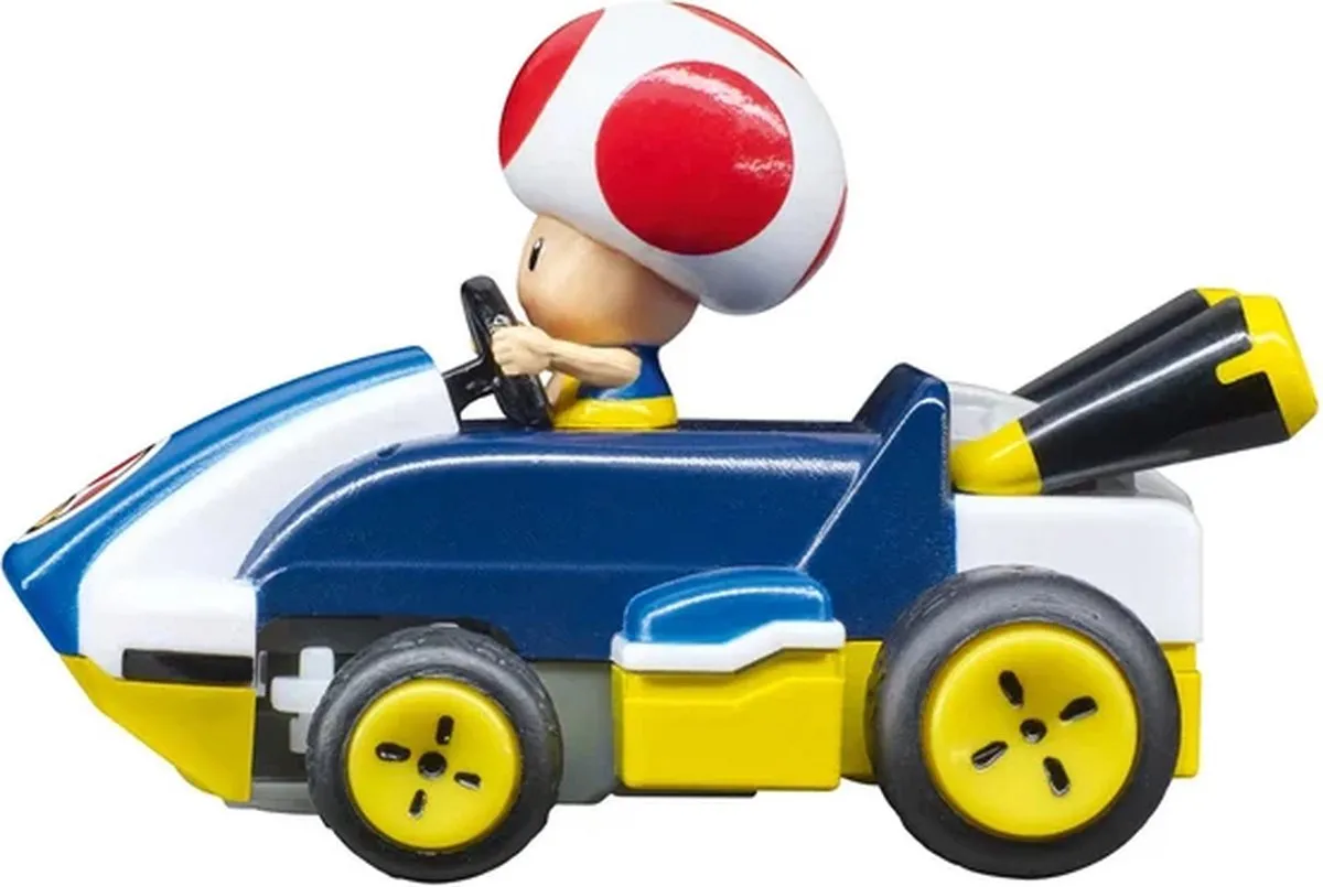 Carrera RC Mario Kart Mini RC Toad Auto 2,4GHz CAR370430005P - afbeelding 6 van 6