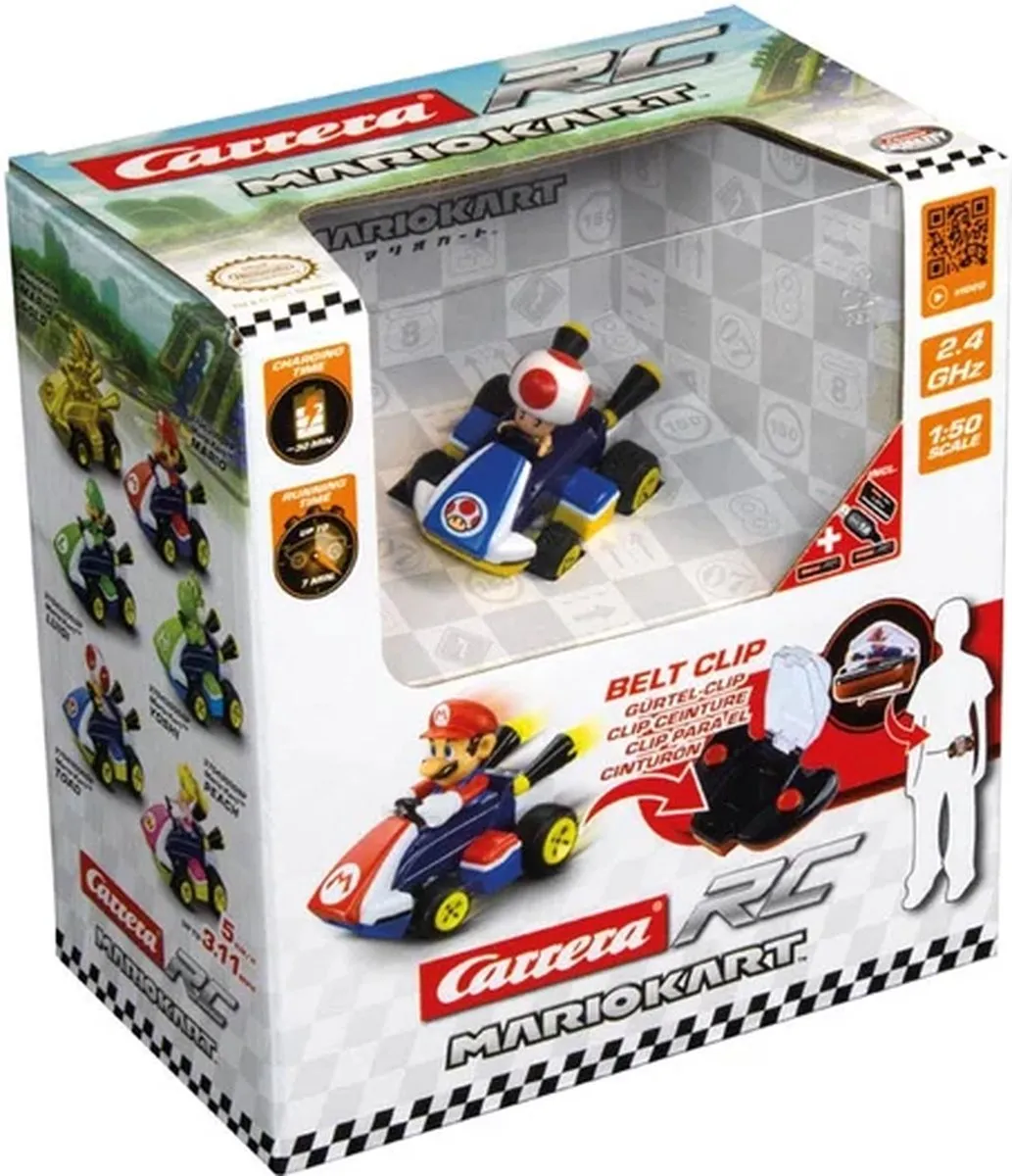Carrera RC Mario Kart Mini RC Toad Auto 2,4GHz CAR370430005P
