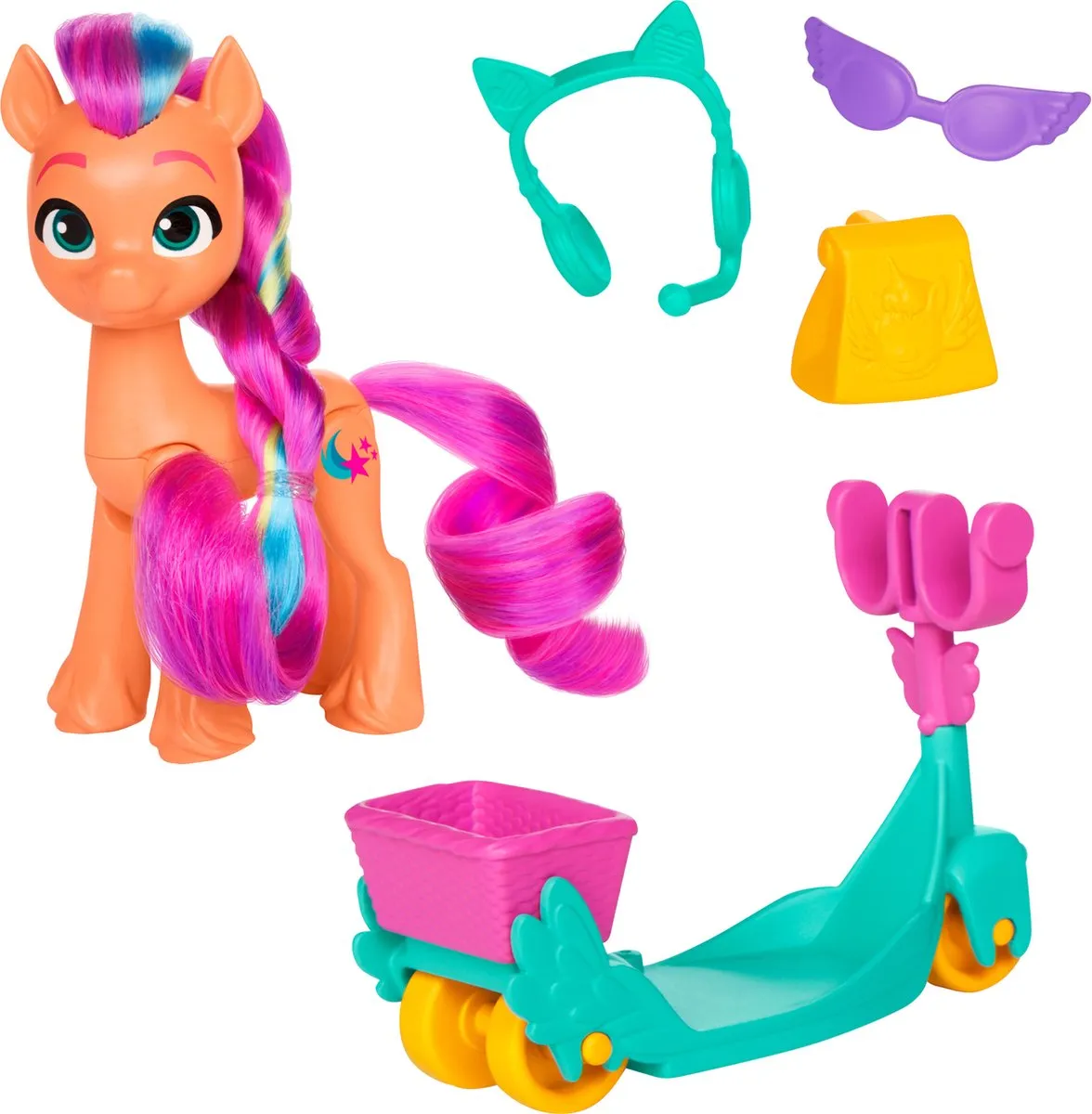 Hasbro My Little Pony Rolling Scooter Sunny Starscout - Meerkleurig - afbeelding 2 van 2
