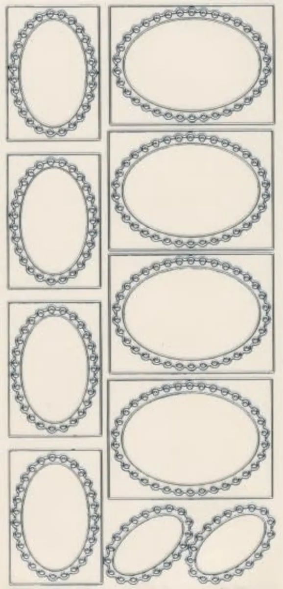 Van Lier Frame Stickers Lied Van Lier Holografisch Goud