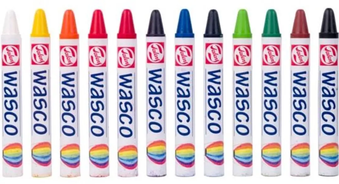 Talens Wasco Waskrijt Set - 12 Kleuren