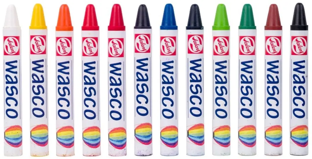 Talens Wasco Waskrijt Set - 12 Kleuren
