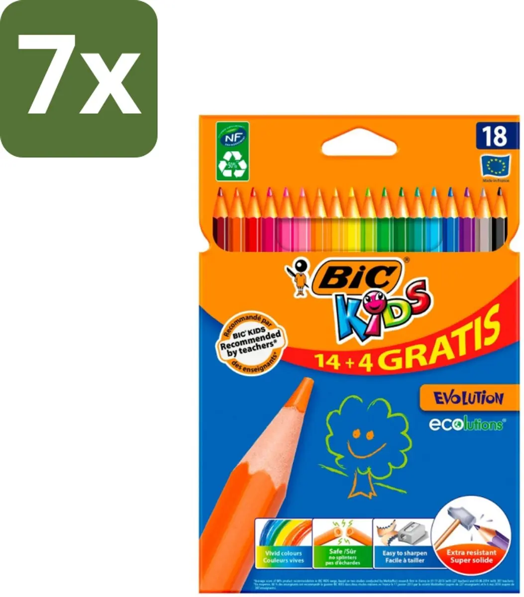 Bic Kids Kleurpotloden 18 Stuks