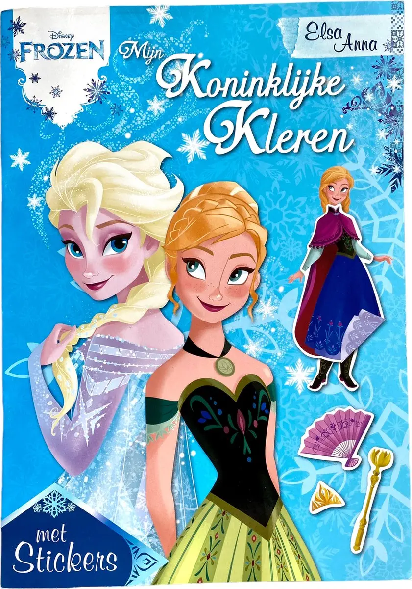 Disney Frozen Mijn Koninklijke Kleren Stickers & Kleurboek