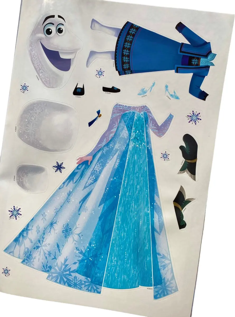 Disney Frozen Mijn Koninklijke Kleren Stickers & Kleurboek - Blauw