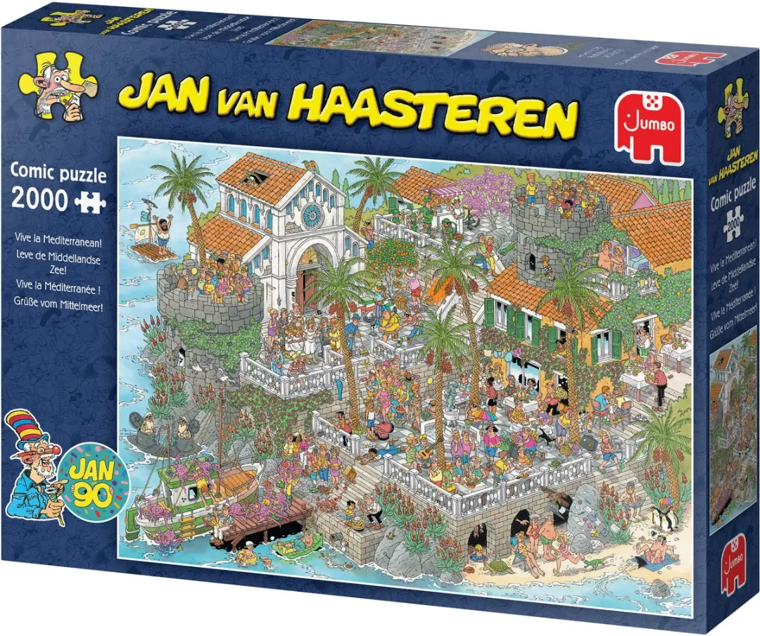 Jan van Haasteren Leve de Middellandse Zee! Puzzel - 2000 Stuks