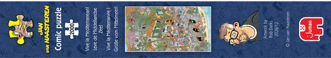 Jan van Haasteren Leve de Middellandse Zee! Puzzel - 2000 Stuks