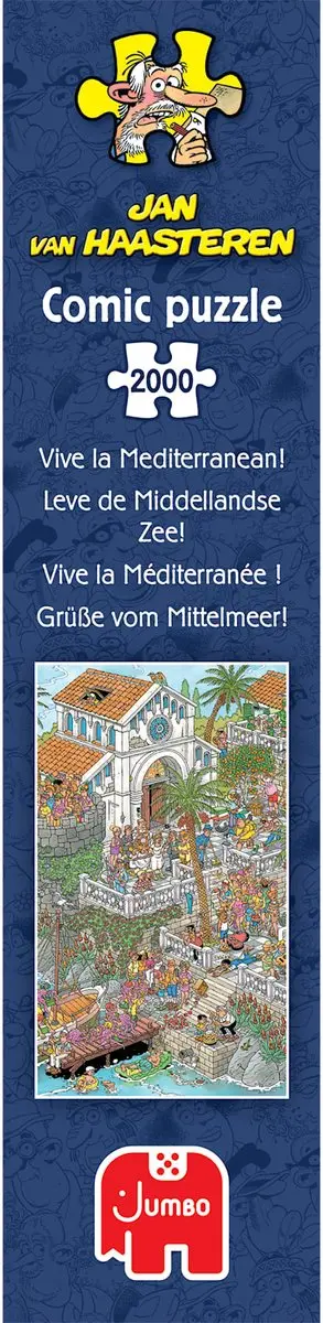 Jan van Haasteren Leve de Middellandse Zee! Puzzel - 2000 Stuks