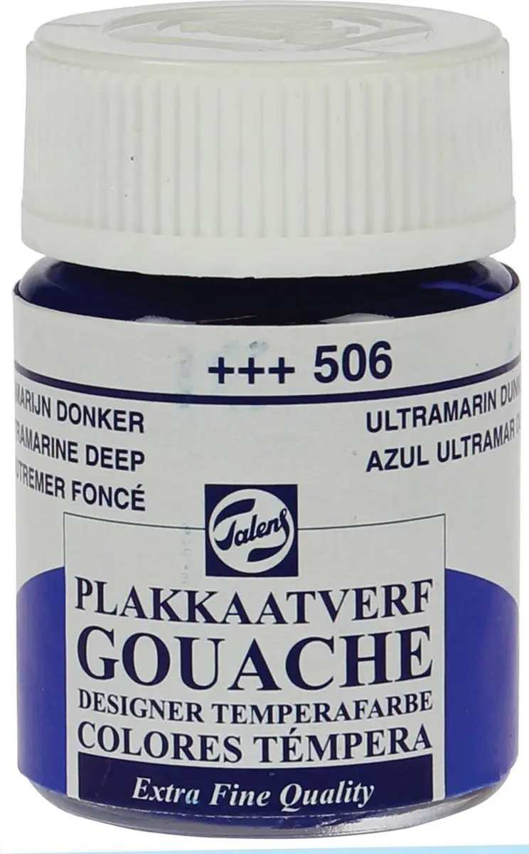 Talens Plakkaatverf Extra Fijn Ultramarijn Diep 506 - 16ml