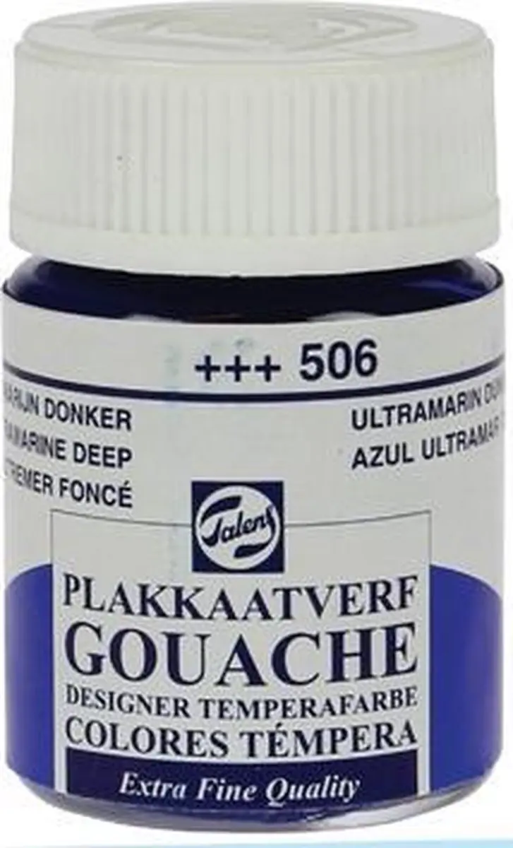 Talens Plakkaatverf Extra Fijn Ultramarijn Diep 506 - 16ml